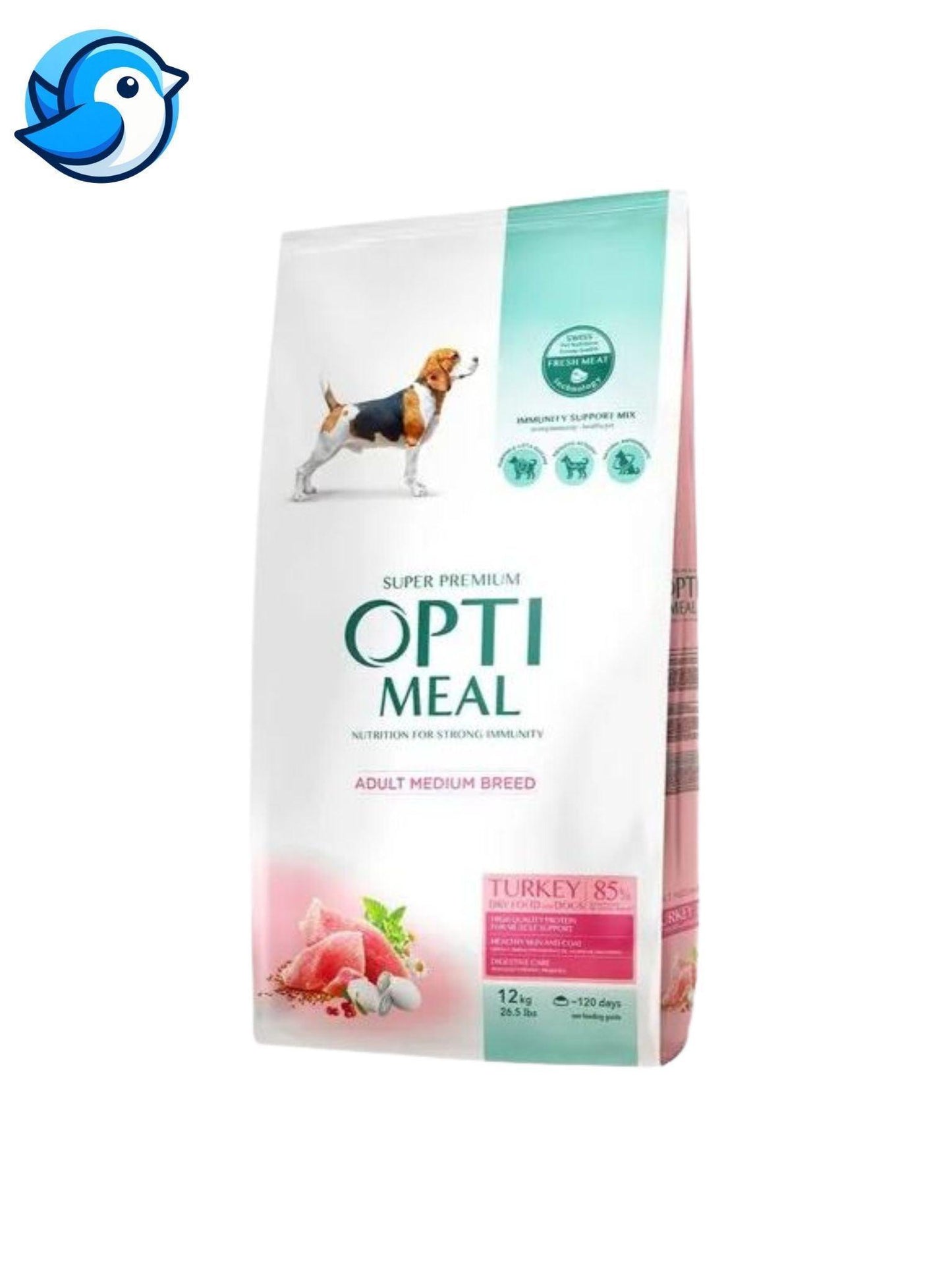 OPTIMEAL TELJES ÉRTÉKŰ TÁP PULYKÁVAL KIS TERMETŰ KUTYÁKNAK SUPER PRÉMIUM 12KG - Pöpi Állateledel és Kiegészítők