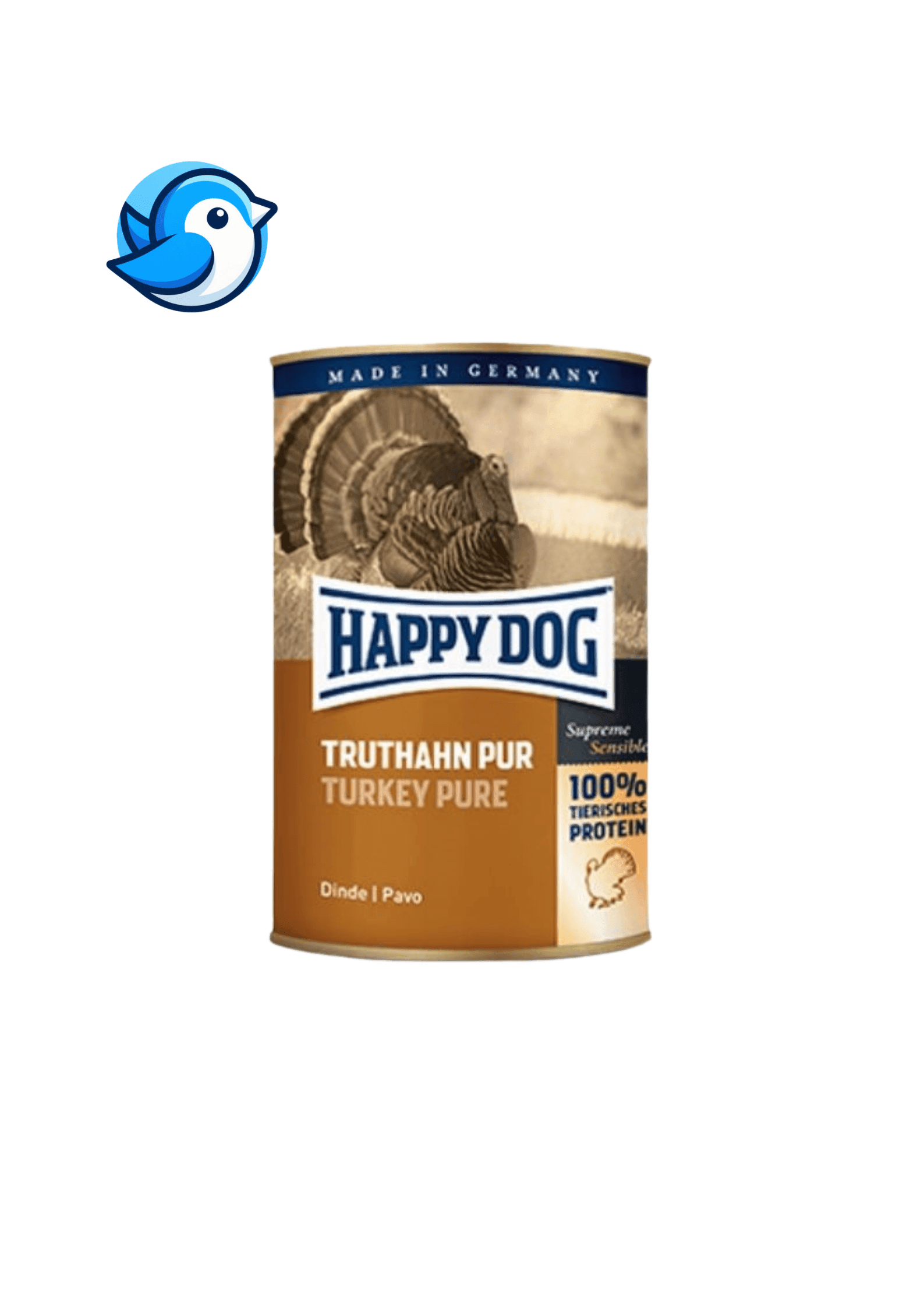 Happy Dog Konzerv 100% Pulyka 800g - Pöpi Állateledel és Kiegészítők