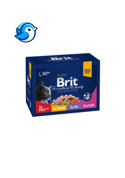 Brit 12x100g MultiPack (Macska) - Pöpi Állateledel és Kiegészítők