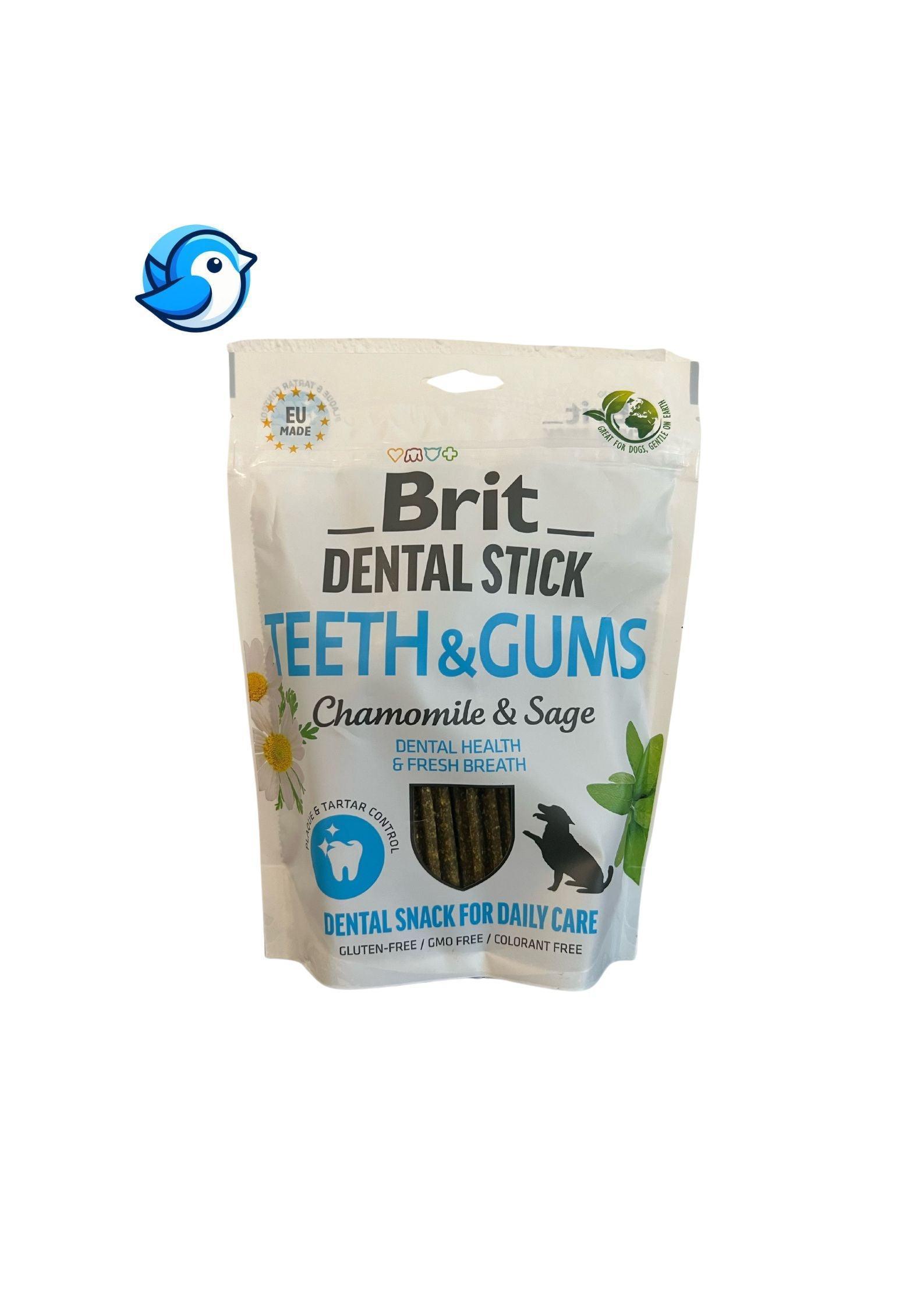 BRIT DENTAL STICK MOBILITY KAMILLÁVAL 251GR FOGTISZTÍTÓ - Pöpi Állateledel és Kiegészítők