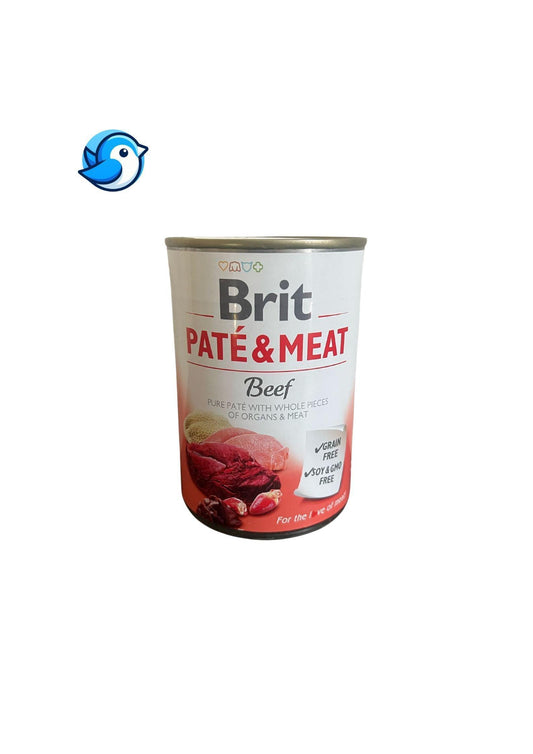 BRIT PATÉ & MEAT 400G KONZERV BEEF KUTYA 1db - Pöpi Állateledel és Kiegészítők