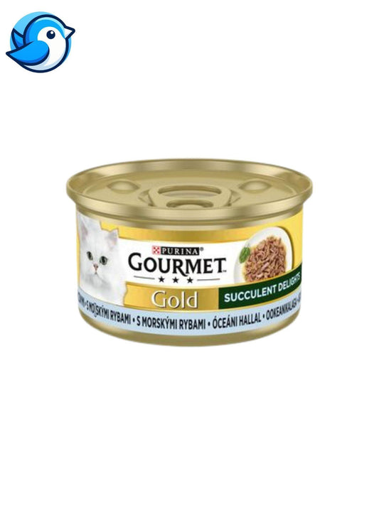 GOURMET GOLD 12X85G TENGERI HAL ÓCEÁNI HALLAL - Pöpi Állateledel és Kiegészítők