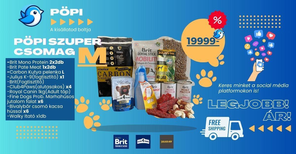 Havi box "M" - Pöpi Állateledel és Kiegészítők