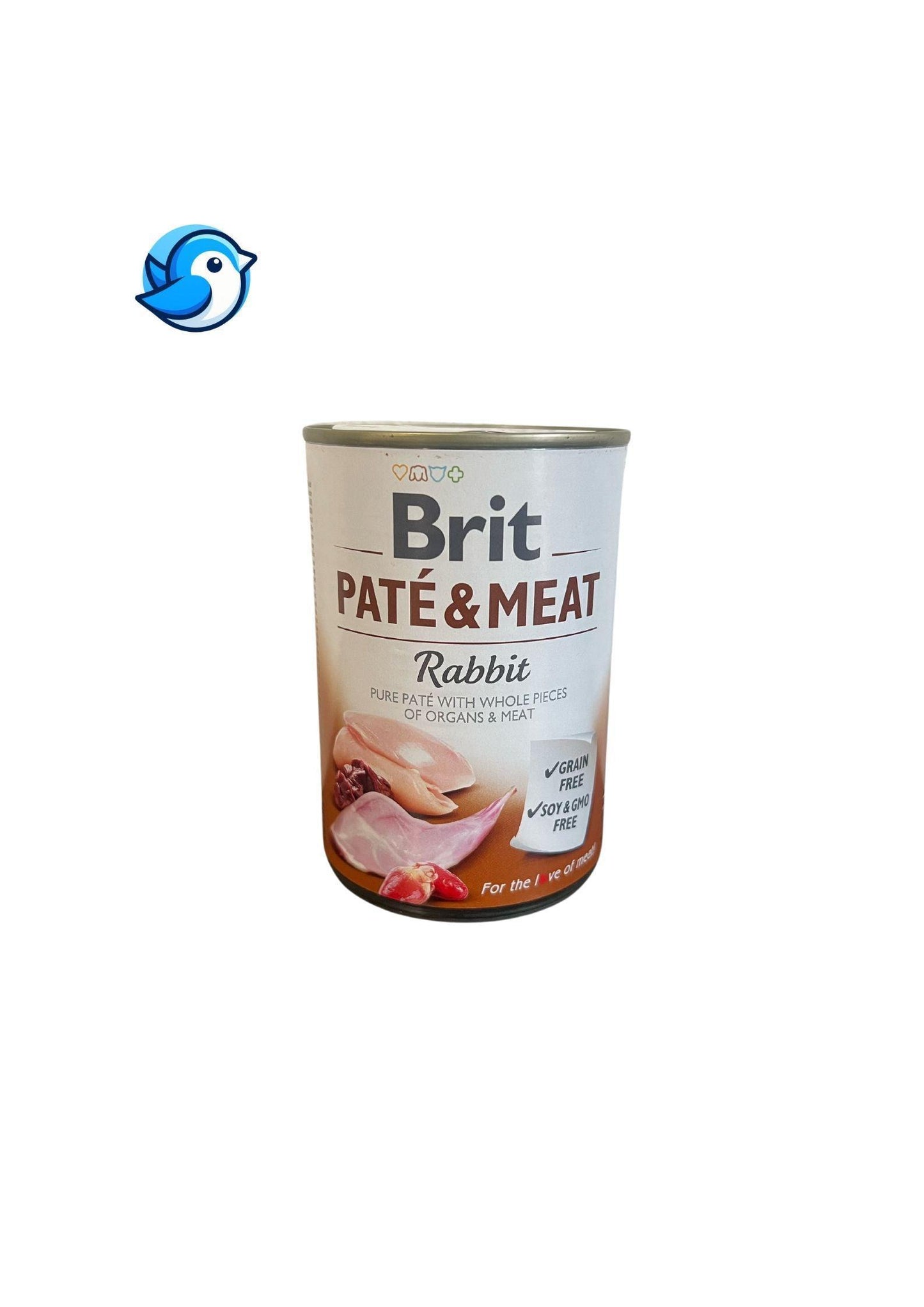 BRIT PATÉ & MEAT 400G KONZERV RABBIT KUTYA 1db - Pöpi Állateledel és Kiegészítők