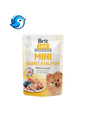 Brit Care Dog 24x85g MINI Nyúl és Lazac Alutasakos