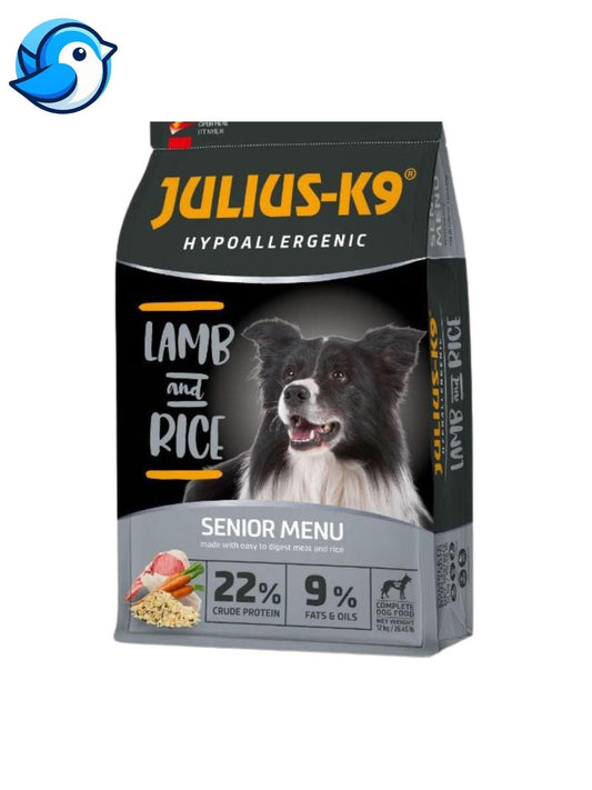 JULIUS-K9 12KG SENIOR&LIGHT BÁRÁNY RIZS HIGHPREMIUM HIPOALLERGENIC - Pöpi Állateledel és Kiegészítők