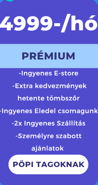 Pöpi Prémium Csomag - Pöpi Állateledel és Kiegészítők