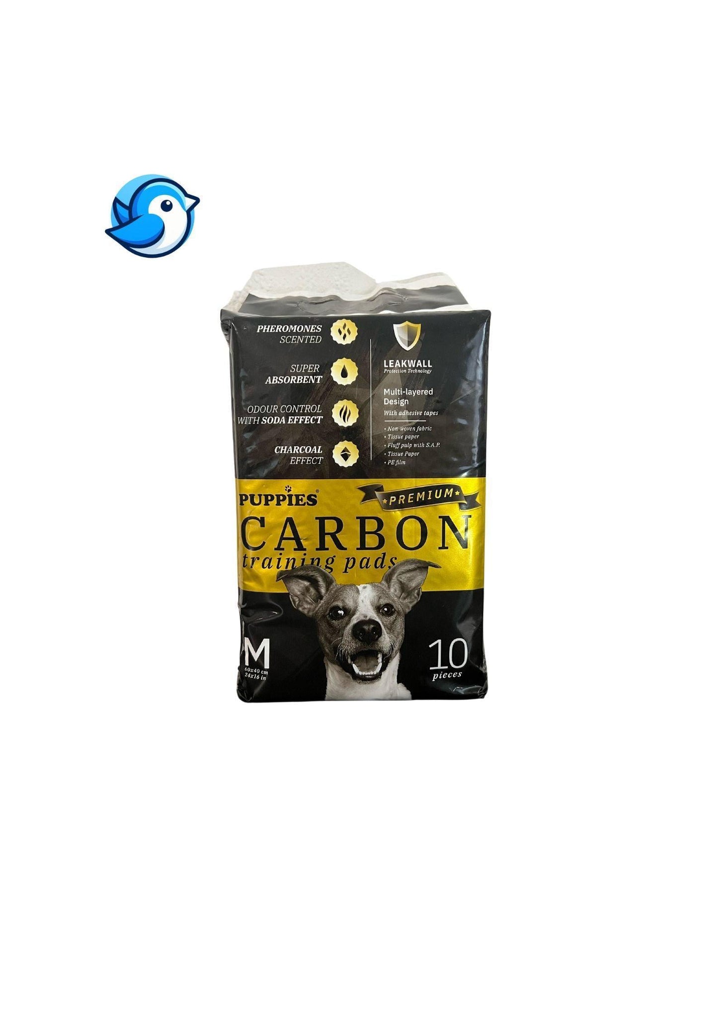 PUPPIES CARBON PREMIUM PELENKA 10DB (L) - Pöpi Állateledel és Kiegészítők