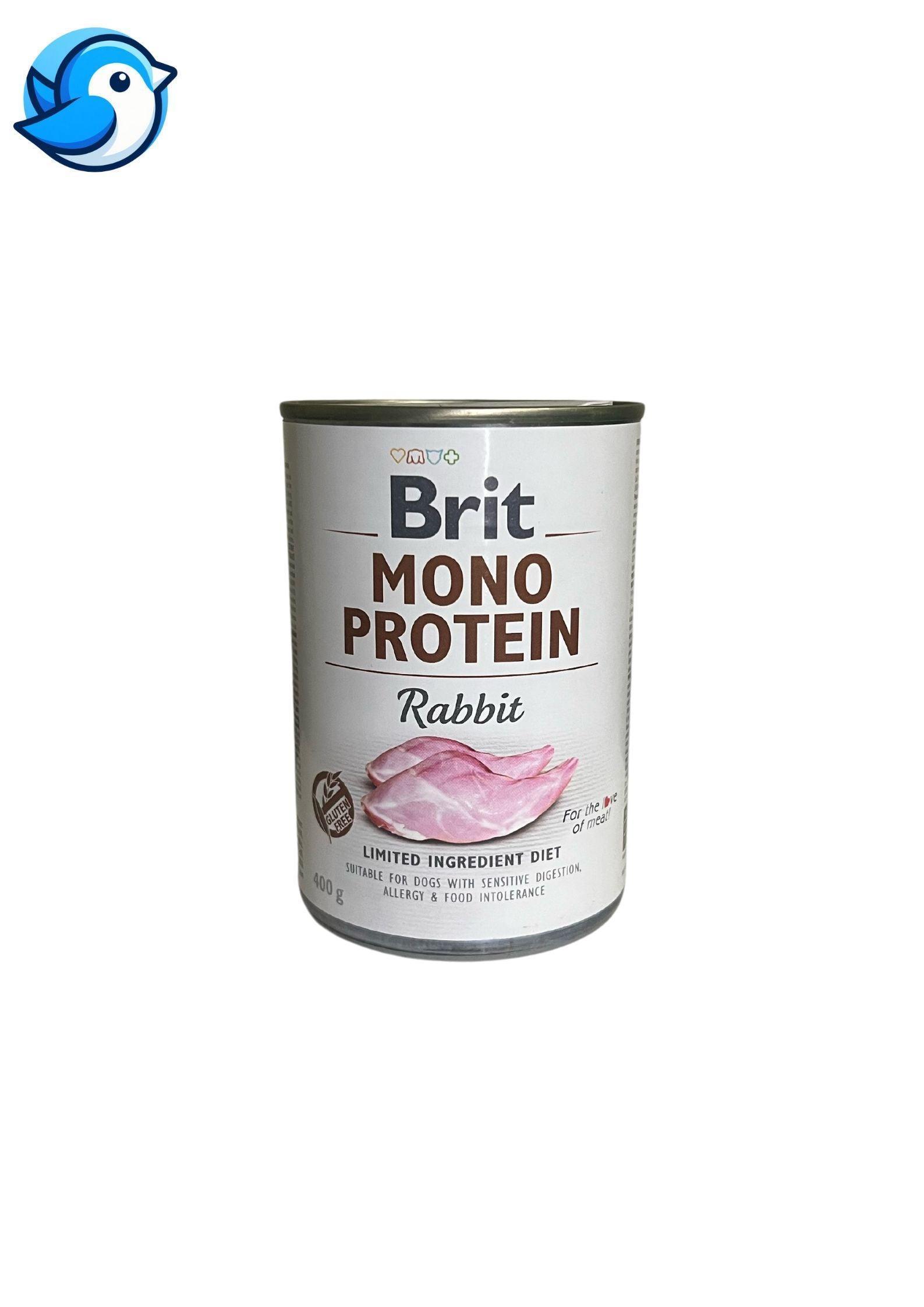 BRIT MONO PROTEIN 400G RABBIT (Nyúl) - Pöpi Állateledel és Kiegészítők