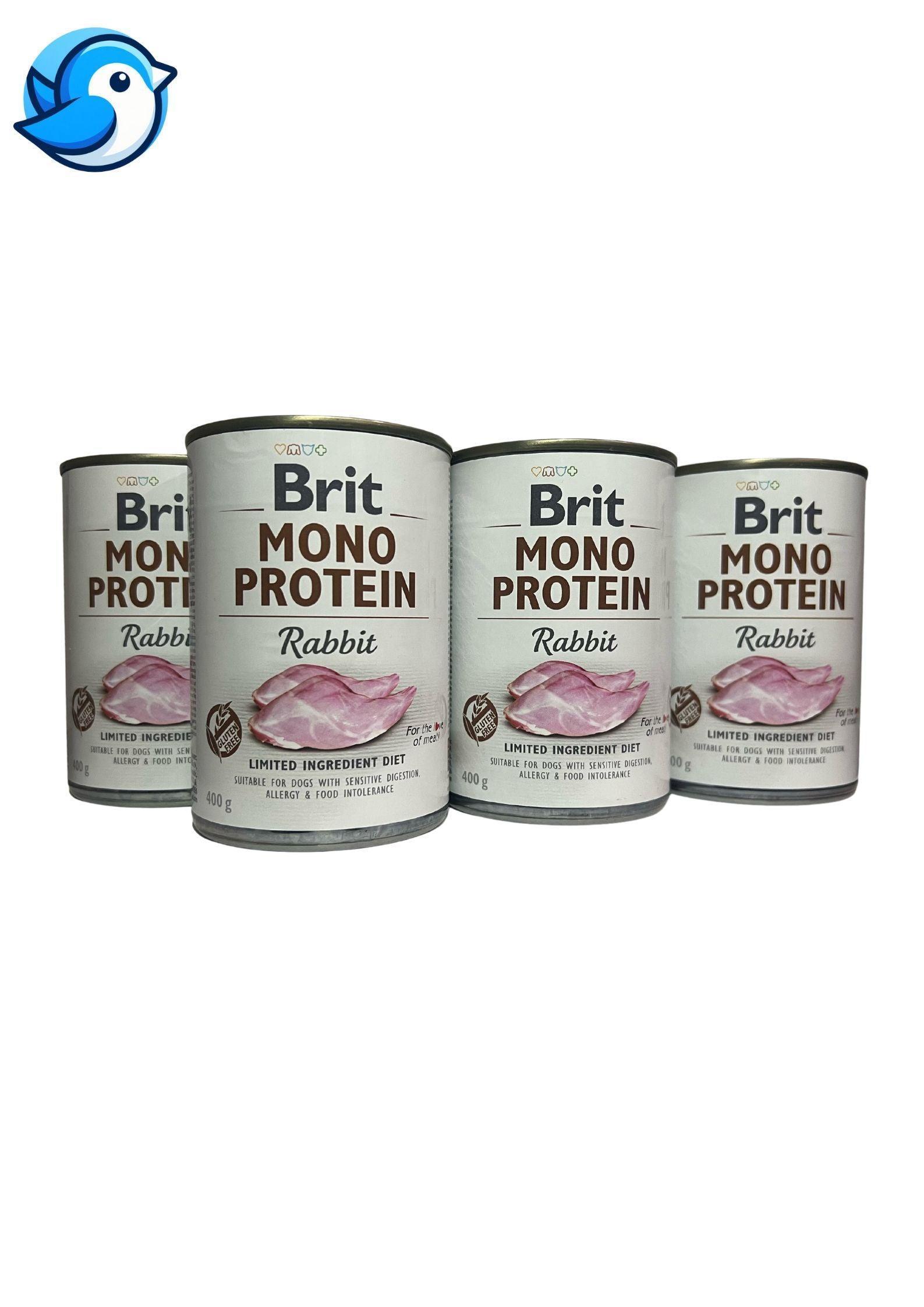 BRIT MONO PROTEIN 400G RABBIT (Nyúl) 6-os Csomag - Pöpi Állateledel és Kiegészítők